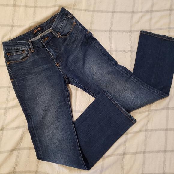 7 For All Mankind Denim - 7 for All Mankind bootcut blue jean